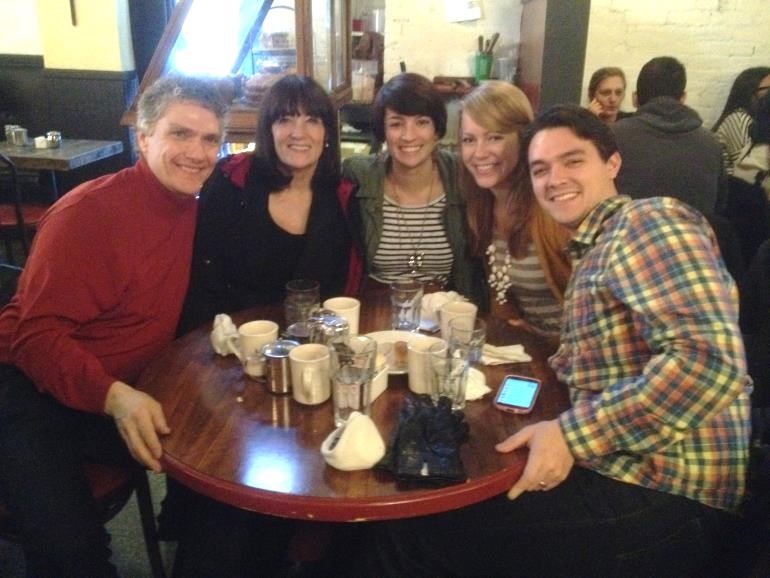 Here is Scott with his family – wife, Beth; daughter, Anni; daughter-in-law, Andrea; and son, Josh!